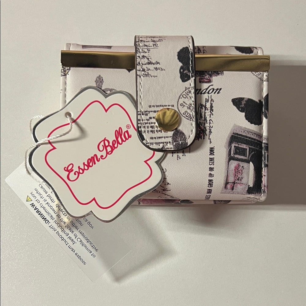 Esson Bella Butterfly Print Wallet